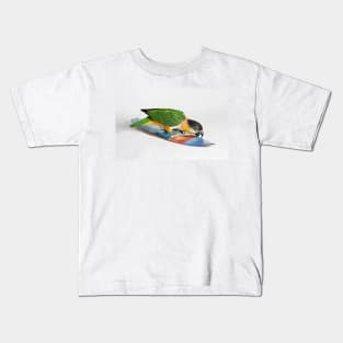 Surfer Birb Kids T-Shirt